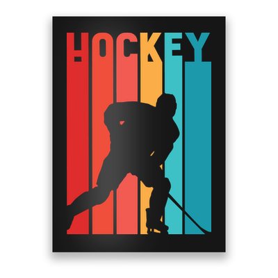 Retro Hockey Poster