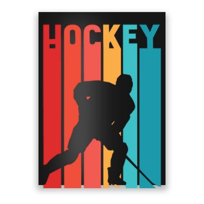 Retro Hockey Poster