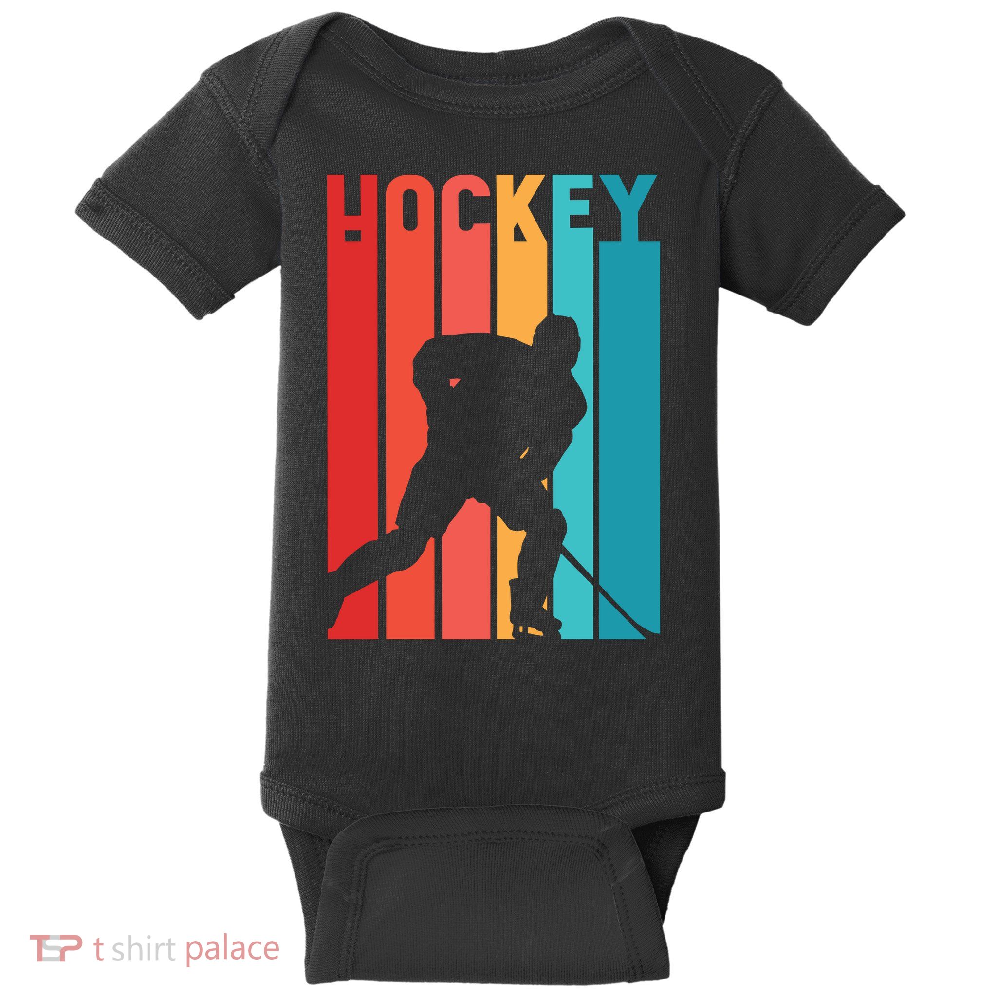 Retro Hockey Baby Bodysuit