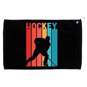 Retro Hockey Grommeted Golf Towel