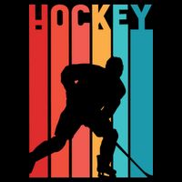 Retro Hockey Womens T-Shirt
