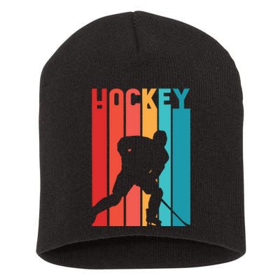 Retro Hockey Short Acrylic Beanie