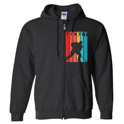 Retro Hockey Full Zip Hoodie