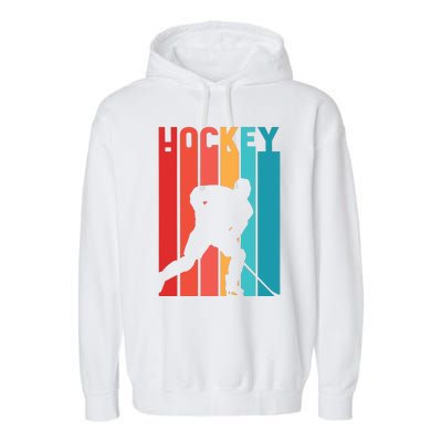 Retro Hockey Garment-Dyed Fleece Hoodie