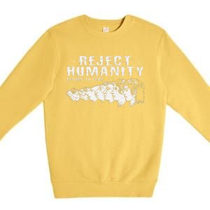 Reject Humanity Return To Frogfunny Costume Nature Lovers Premium Crewneck Sweatshirt