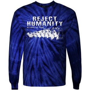 Reject Humanity Return To Frogfunny Costume Nature Lovers Tie-Dye Long Sleeve Shirt