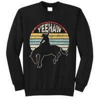 Retro Horse Riding Yeehaw Rodeo Cowboy Western Country Sweatshirt