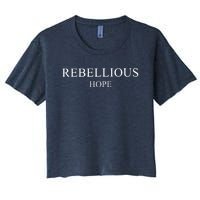 Rebellious Hope Women's Crop Top Tee