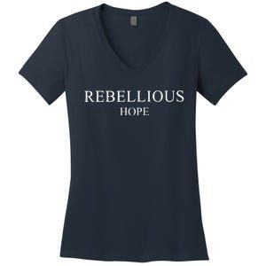 Rebellious Hope Women's V-Neck T-Shirt