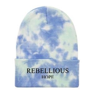 Rebellious Hope Tie Dye 12in Knit Beanie