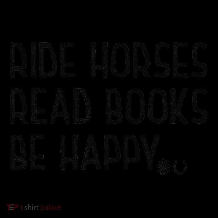 Ride Horses Read Books Be Happy Apron