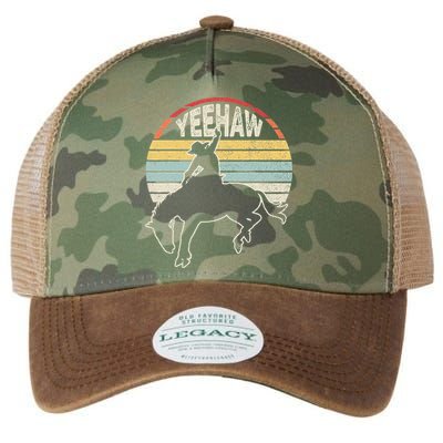 Retro Horse Riding Yeehaw Rodeo Cowboy Western Country Legacy Tie Dye Trucker Hat