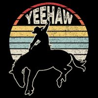 Retro Horse Riding Yeehaw Rodeo Cowboy Western Country Impact Tech Backpack