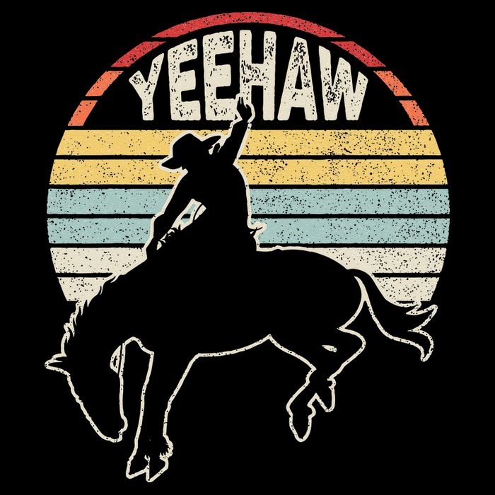 Retro Horse Riding Yeehaw Rodeo Cowboy Western Country Impact Tech Backpack