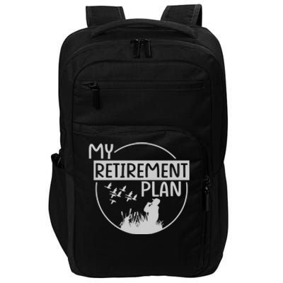 Retired Hunting Retirement Plan Gift Impact Tech Backpack