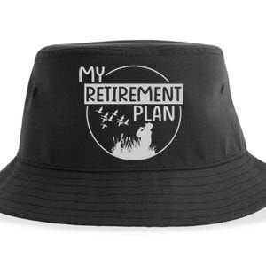 Retired Hunting Retirement Plan Gift Sustainable Bucket Hat