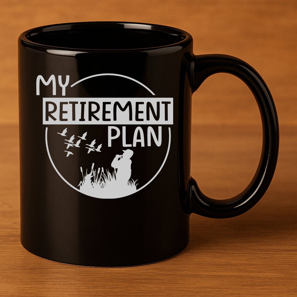 Retired Hunting Retirement Plan Gift 11oz C Handle Ceramic Mug