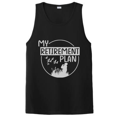 Retired Hunting Retirement Plan Gift PosiCharge Competitor Tank