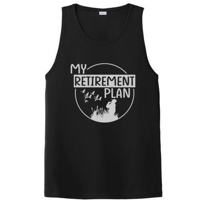 Retired Hunting Retirement Plan Gift PosiCharge Competitor Tank