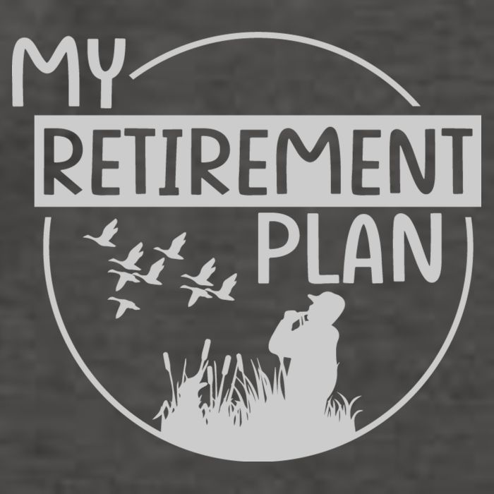 Retired Hunting Retirement Plan Gift Vector Backpack