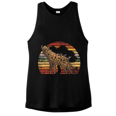 Retro Hyena Ladies PosiCharge Tri-Blend Wicking Tank