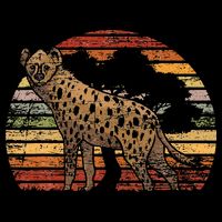 Retro Hyena Bucket Hat
