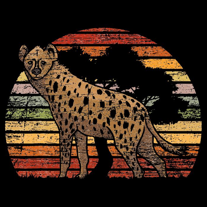 Retro Hyena Bucket Hat