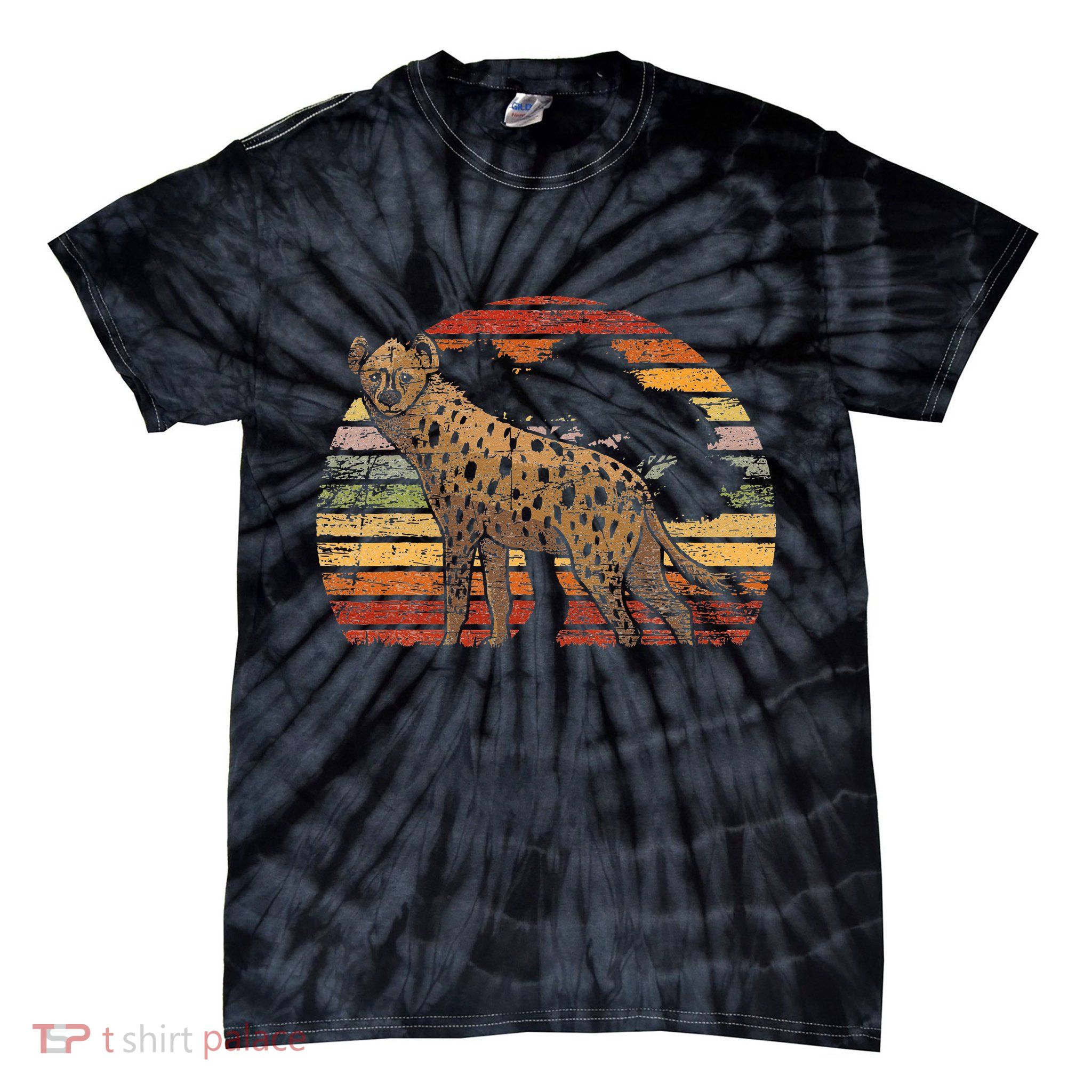 Retro Hyena Tie-Dye T-Shirt