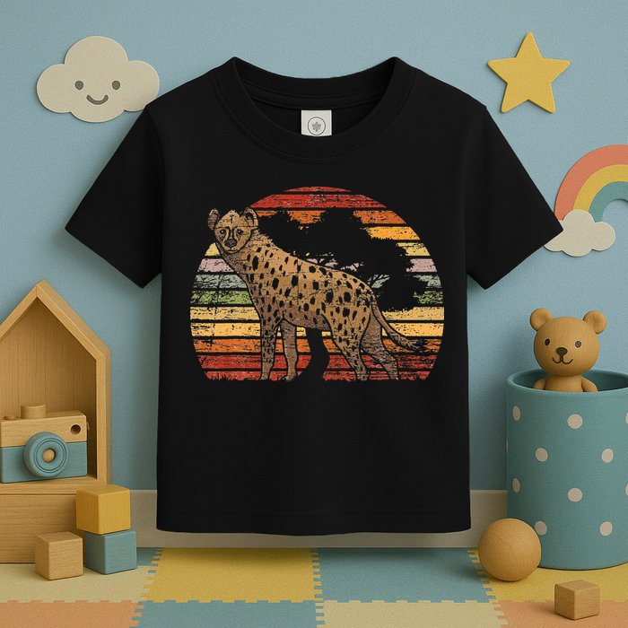 Retro Hyena Toddler T-Shirt