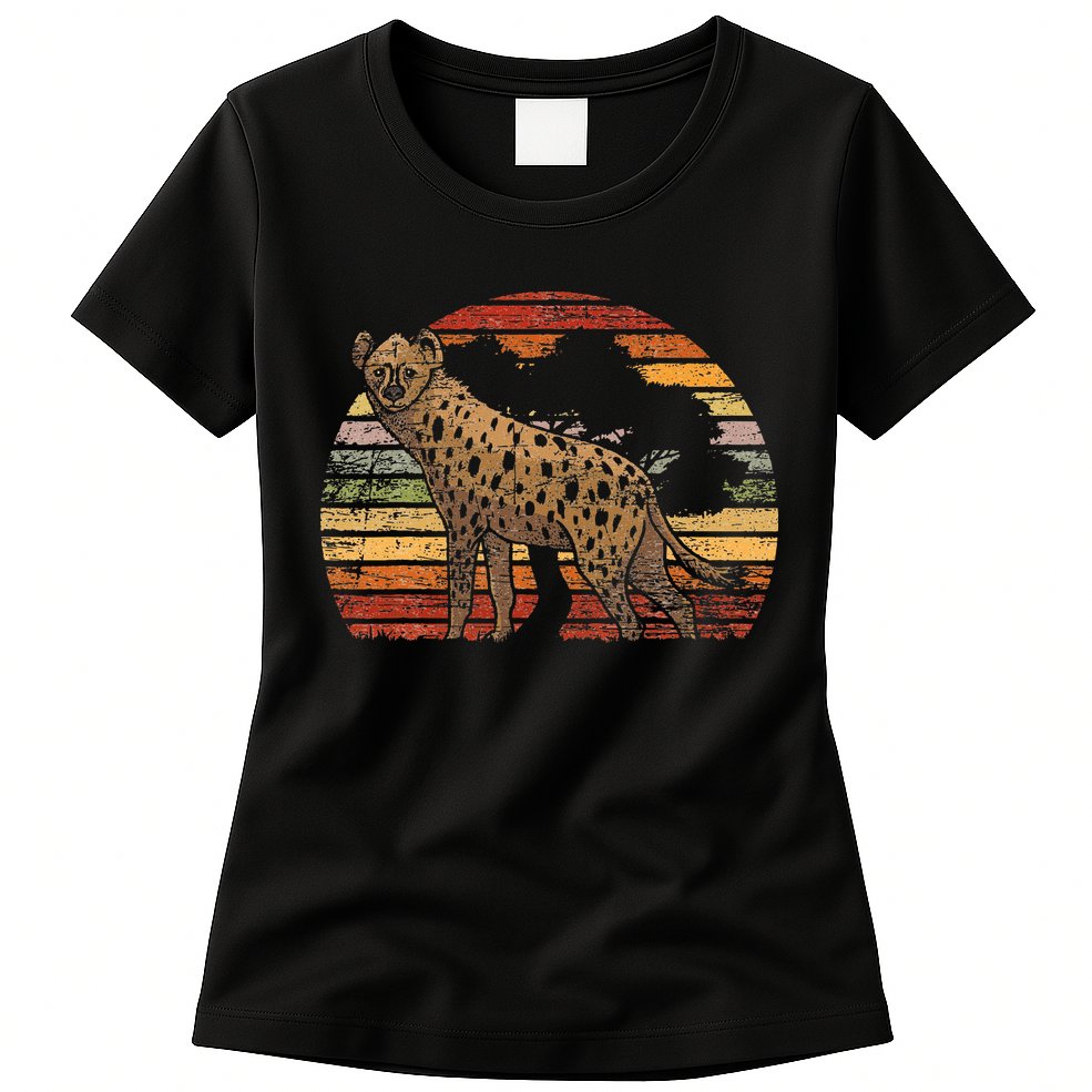 Retro Hyena Womens T-Shirt