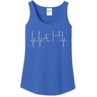 Rugby Heartbeat Rugby Player Fan Cool Gift Ladies Essential Tank