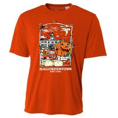 Retro Halloween Cooling Performance Crew T-Shirt