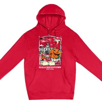 Retro Halloween Premium Pullover Hoodie