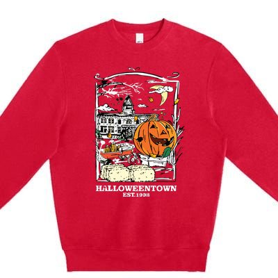 Retro Halloween Premium Crewneck Sweatshirt