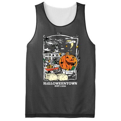 Retro Halloween Mesh Reversible Basketball Jersey Tank