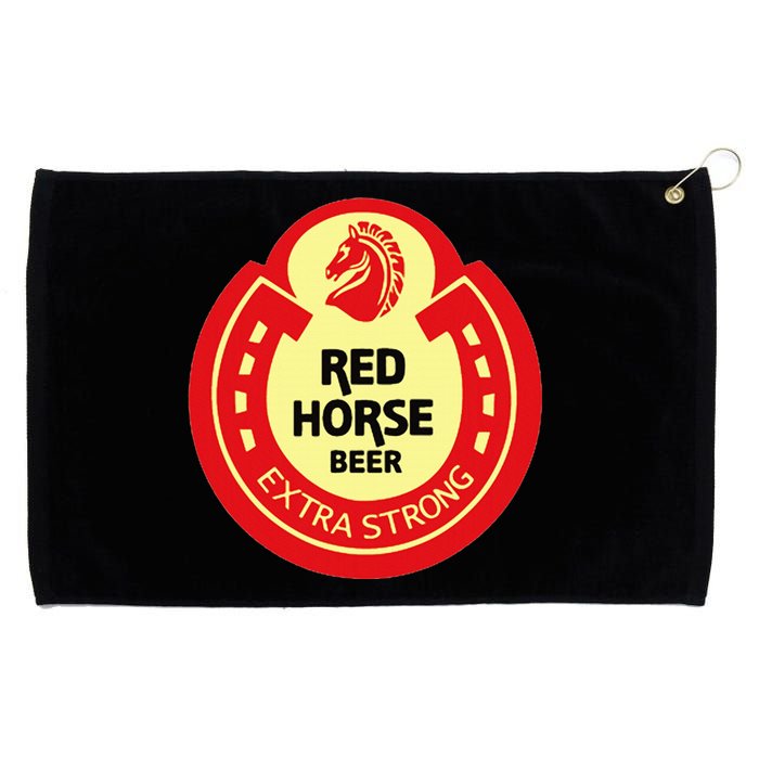 Red Horse Grommeted Golf Towel