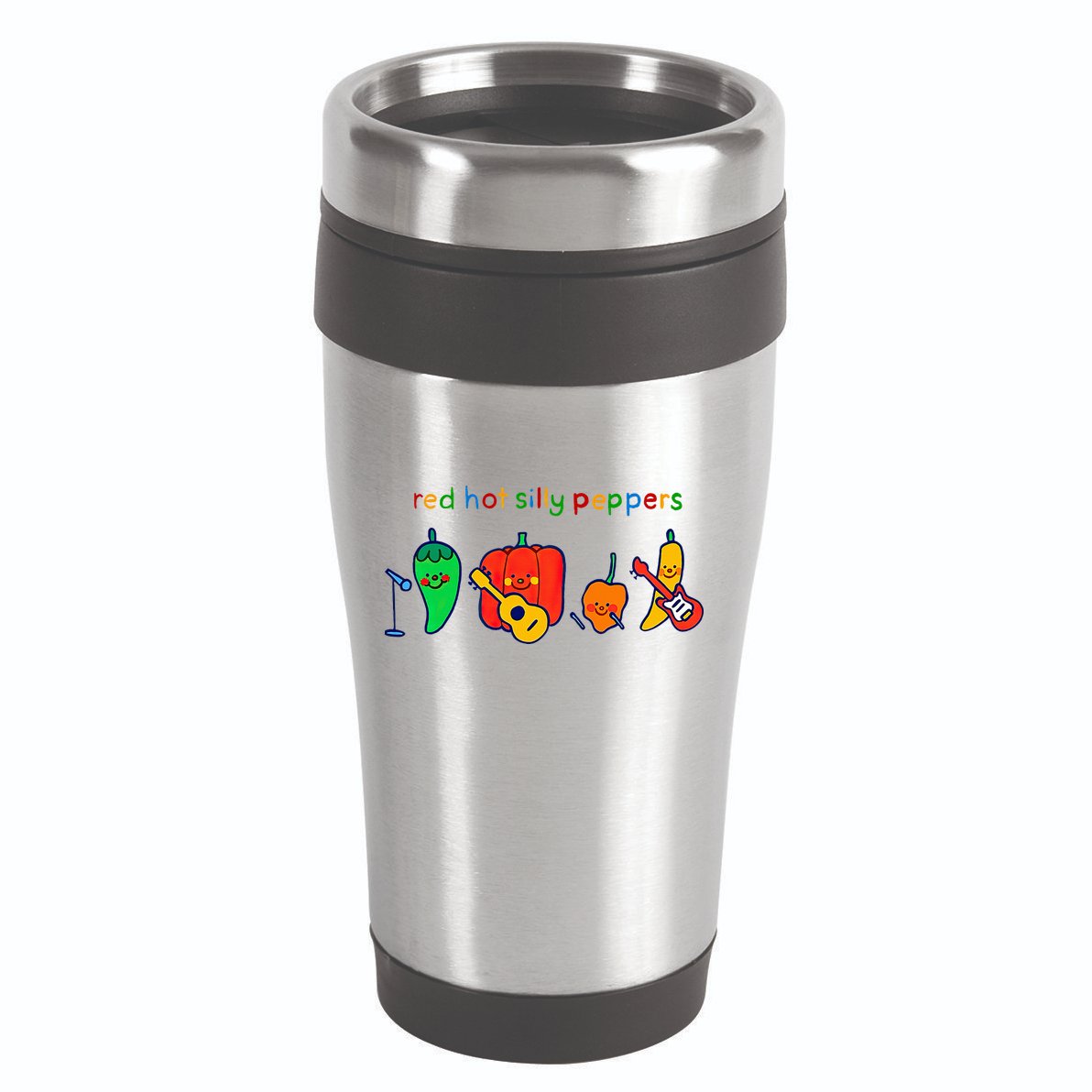 Red Hot Silly Peppers Funny 16oz Travel Tumbler