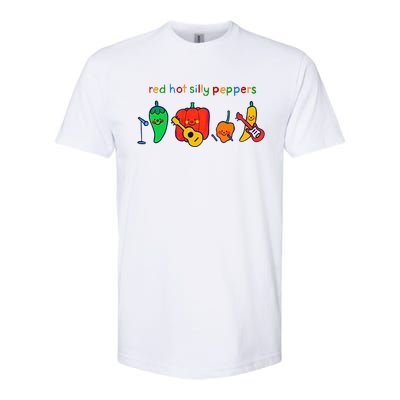 Red Hot Silly Peppers Funny Softstyle® CVC T-Shirt