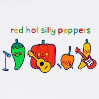 Red Hot Silly Peppers Funny Cooling Performance Crew T-Shirt