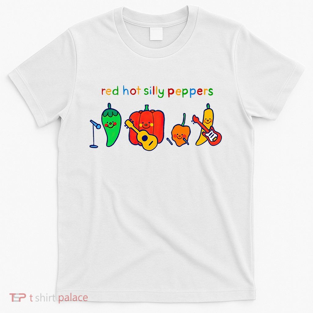 Red Hot Silly Peppers Funny T-Shirt