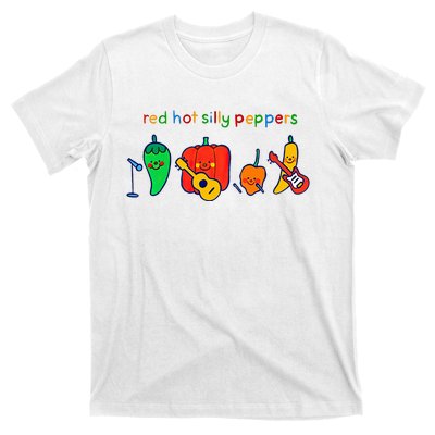 Red Hot Silly Peppers Funny T-Shirt