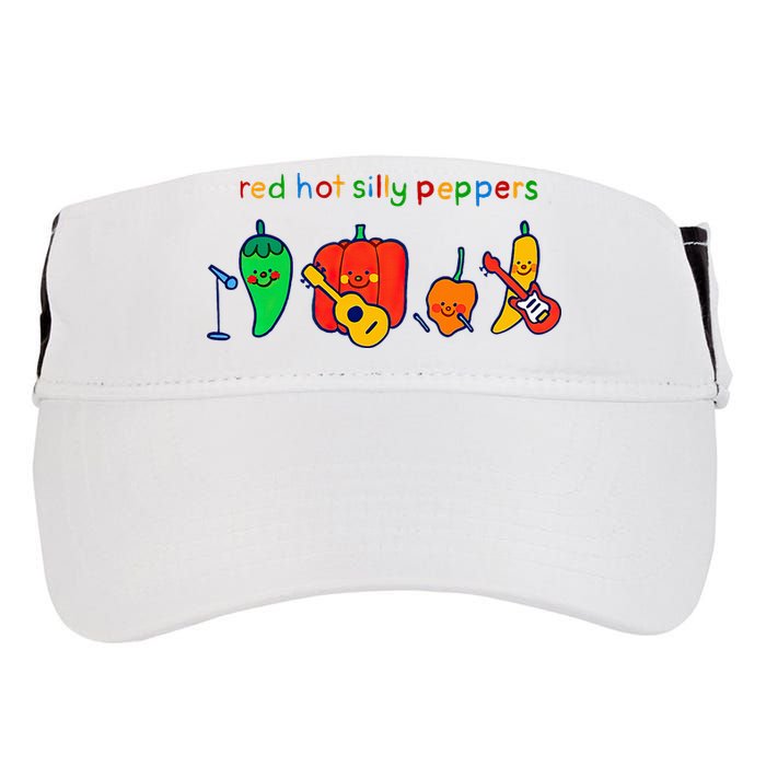Red Hot Silly Peppers Funny Adult Drive Performance Visor