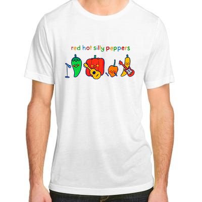 Red Hot Silly Peppers Funny Adult ChromaSoft Performance T-Shirt