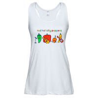 Red Hot Silly Peppers Funny Ladies Essential Flowy Tank