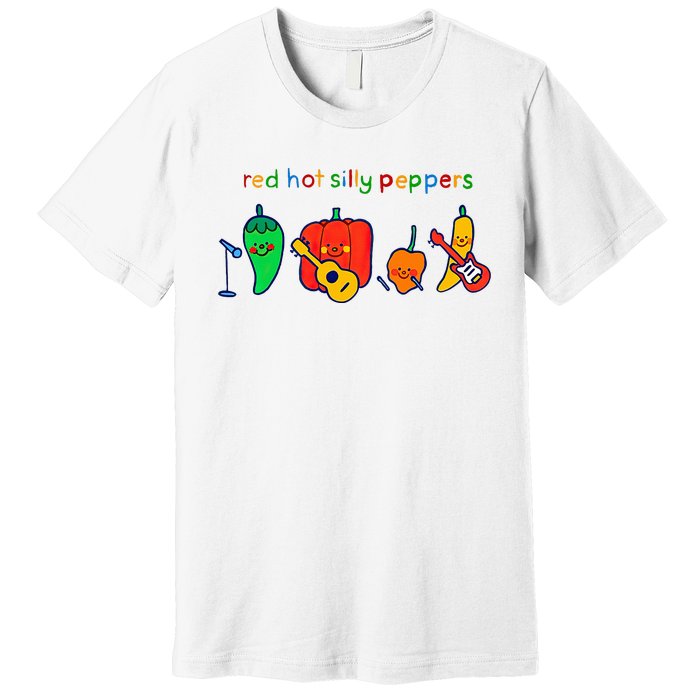 Red Hot Silly Peppers Funny Premium T-Shirt