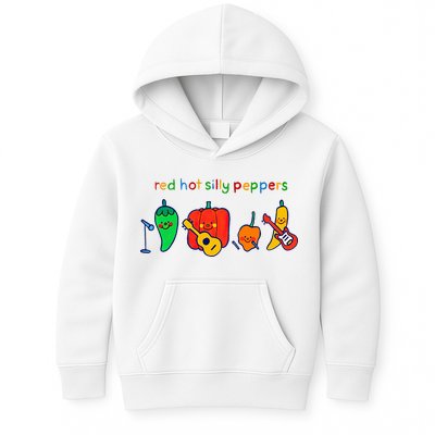 Red Hot Silly Peppers Funny Kids Hoodie