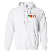 Red Hot Silly Peppers Funny Full Zip Hoodie