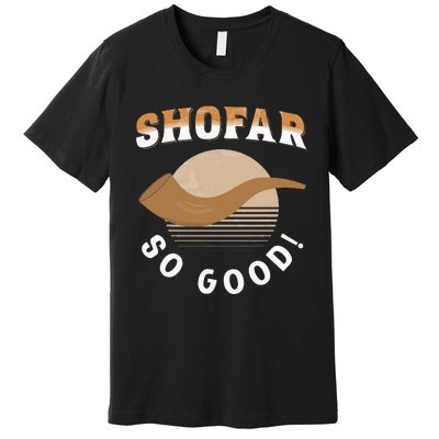 Rosh Hashanah Shofar Jewish New Year Holiday Premium T-Shirt