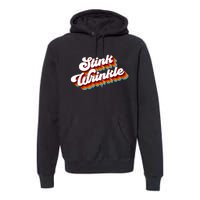 Retro Humor Stink Wrinkle Premium Hoodie