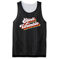 Retro Humor Stink Wrinkle Mesh Reversible Basketball Jersey Tank